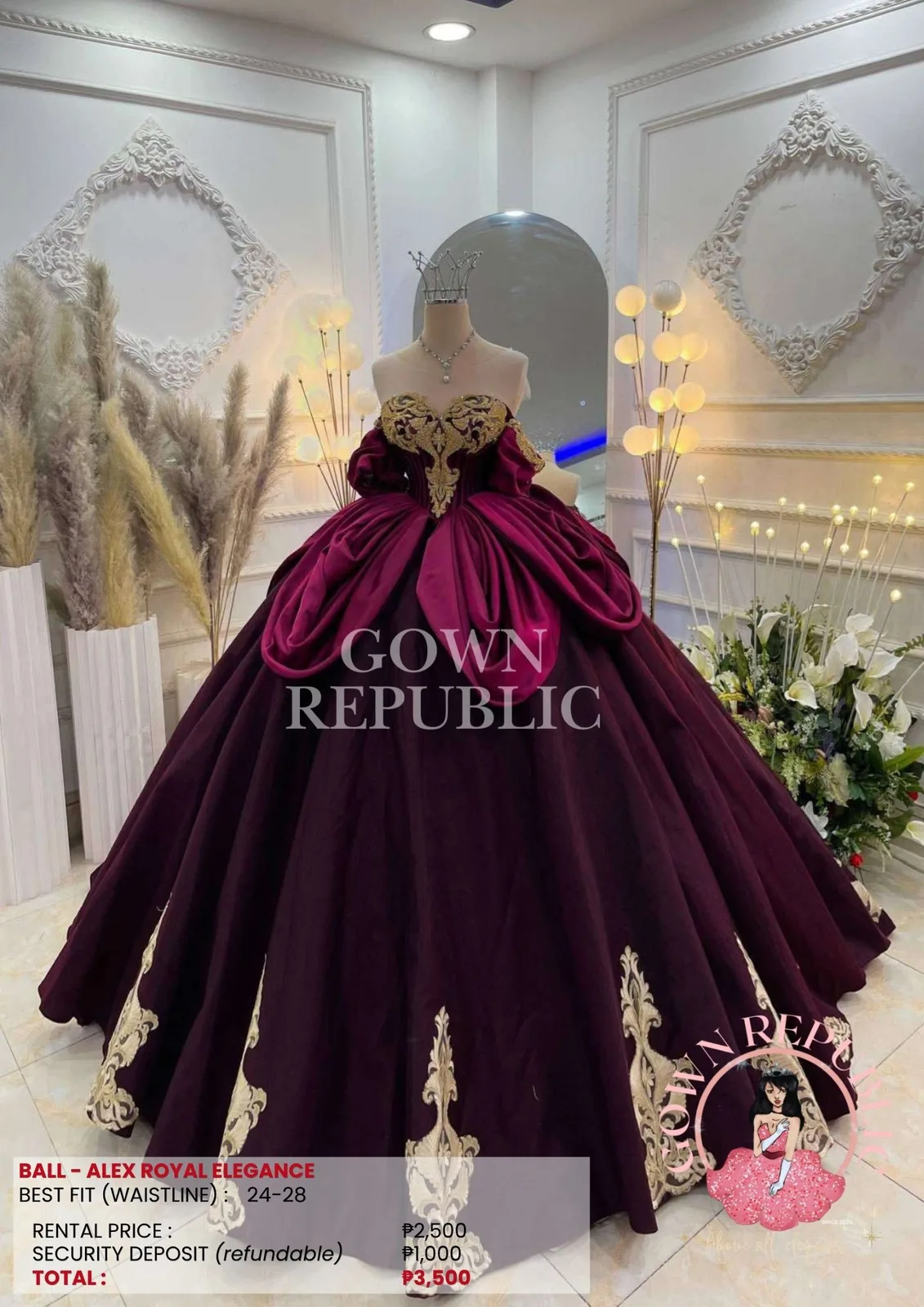 Ball Gowns: Red 255